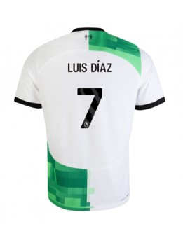 Liverpool Luis Diaz #7 Replika Borta Kläder 2023-24 Kortärmad